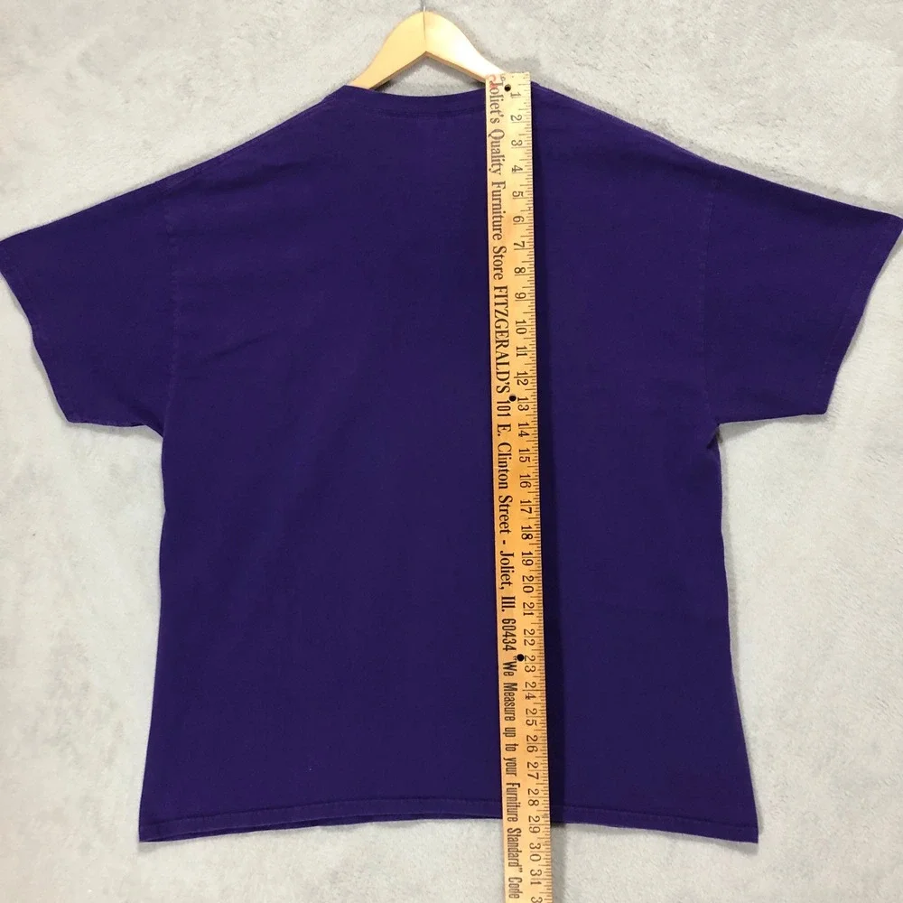 Greek Letter T-Shirt ΣΑΛ Purple Crew Neck Short Sleeve Gildan Size‎ XL